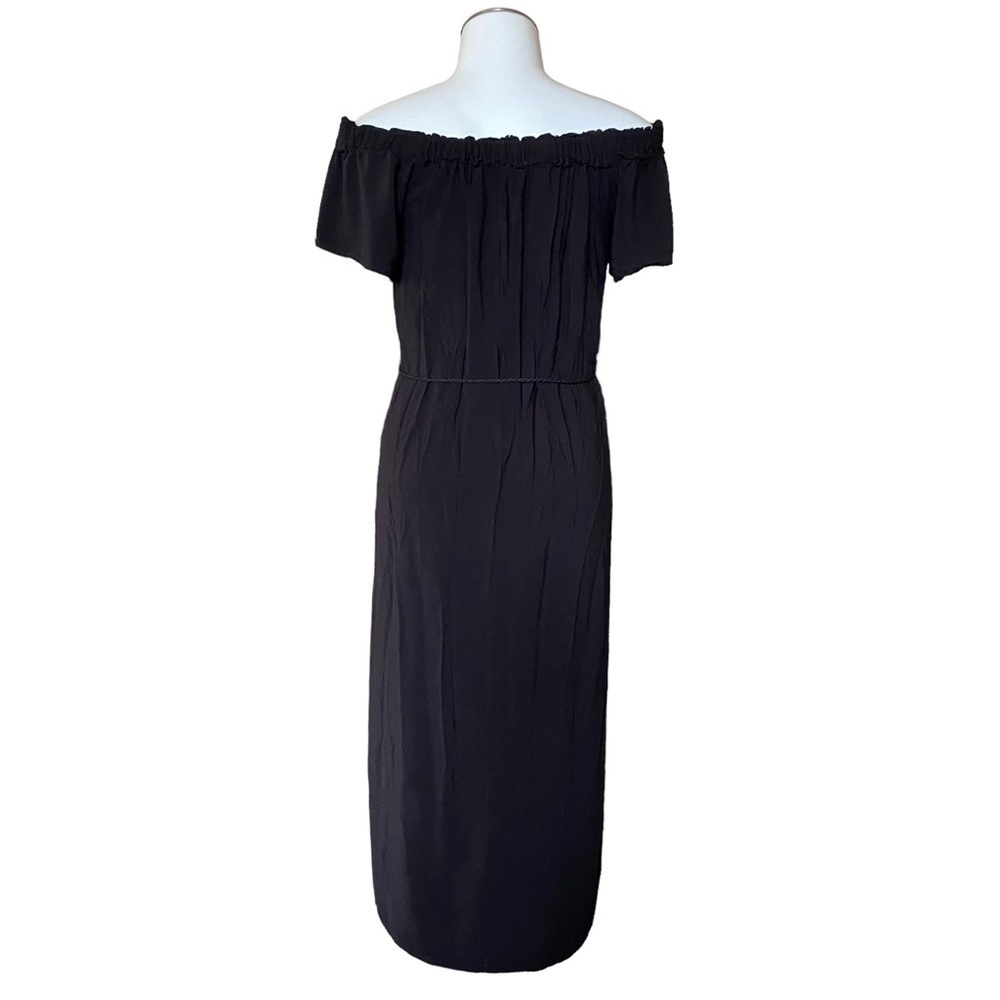 EMBROIDERED off the shoulder midi dress size M - Picture 4 of 14